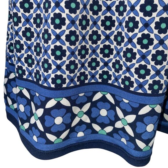 Max Studio Sleeveless Printed Dress Women’s Small Floral Blue White Green - Picture 4 of 9